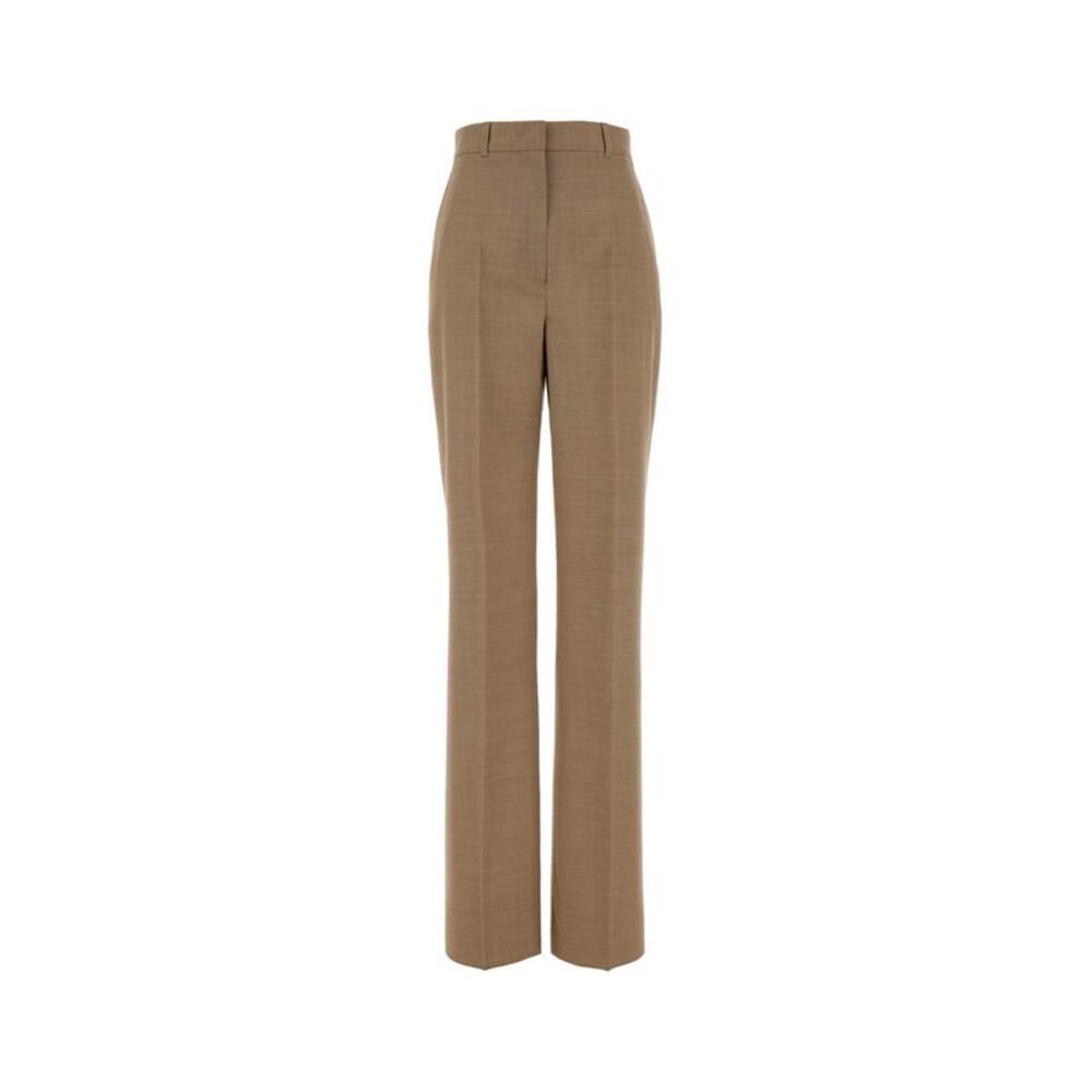 Mm Studio Women Beige Wool Cambusa Pant